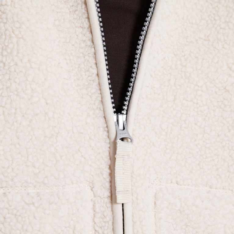 Pile jacket "Maxime star" White 2